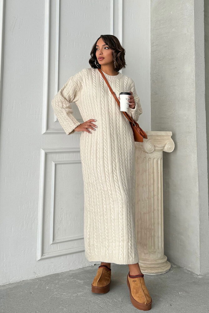 Topshow Bone Wholesale Knitwear Dress