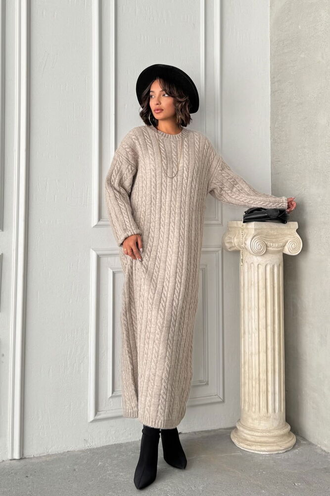 Topshow Mink Wholesale Knitwear Dress