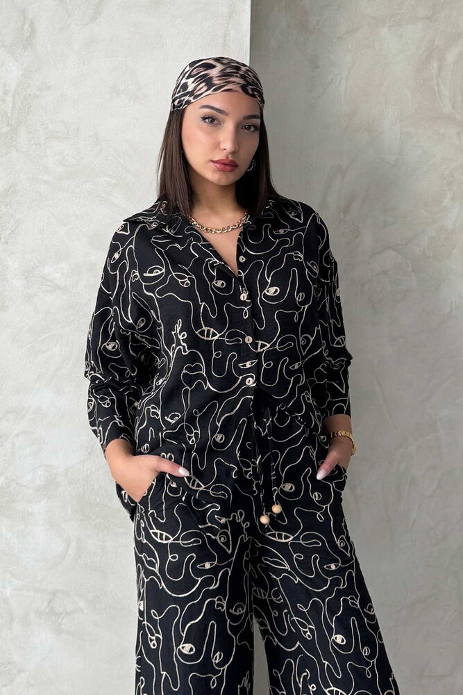 Embroidered Wholesale Shirt - Black | Topshow