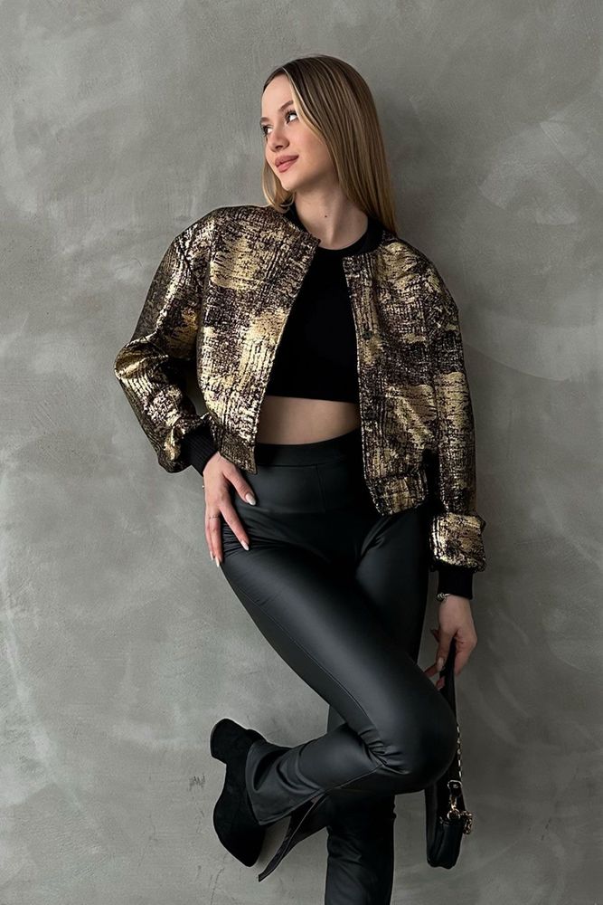 Topshow Gold Foil Printed Wholesale Coat