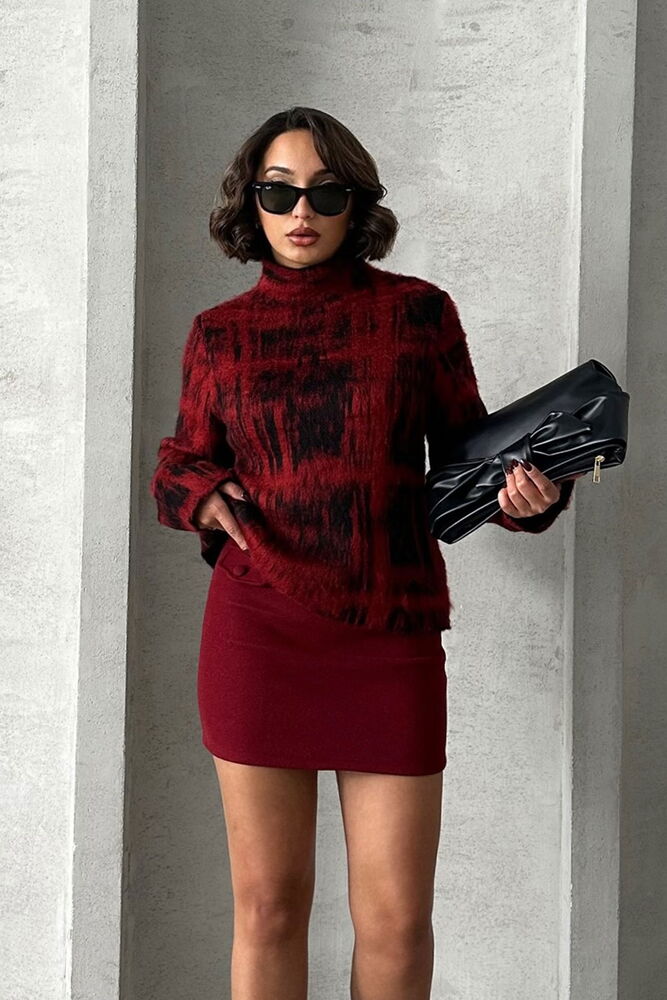 Topshow Claret Knitwear Wholesale Wholesale Sweater