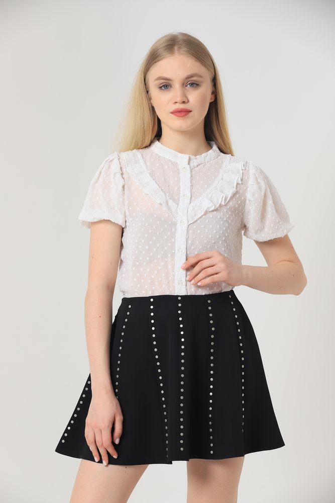 Topshow Black Stone Wholesale Skirt