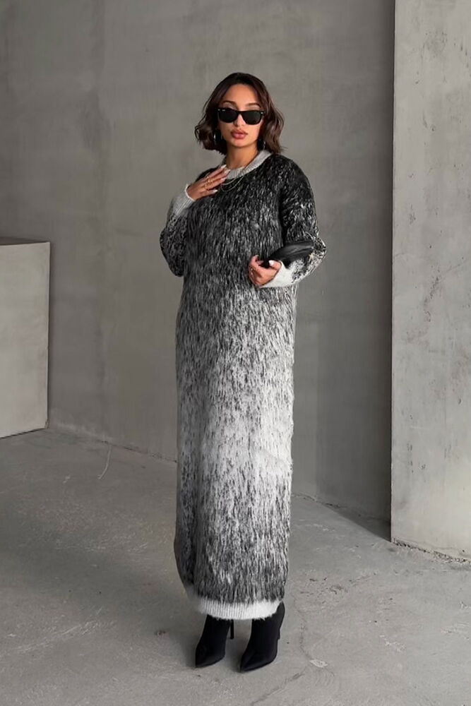 Topshow Gray Wholesale Knitwear Dress