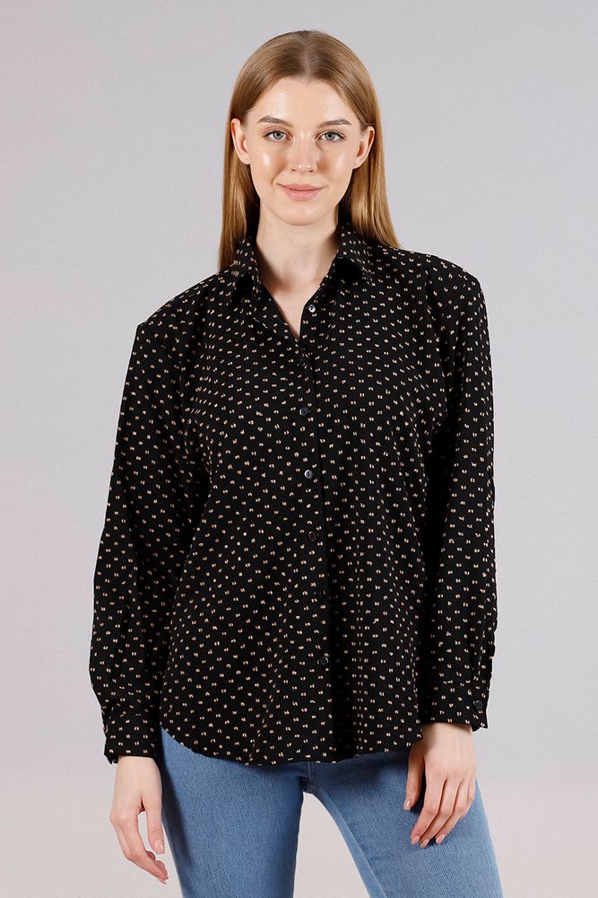 Topshow Black Mustard Embroidered Wholesale Shirts