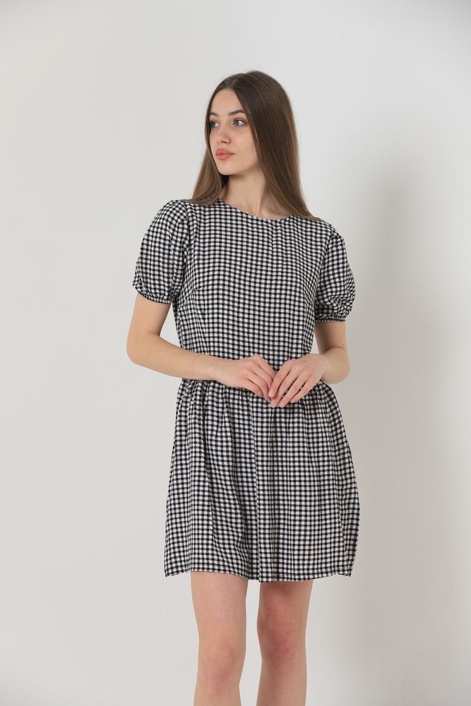 Topshow Black Bicycle Collar Dress