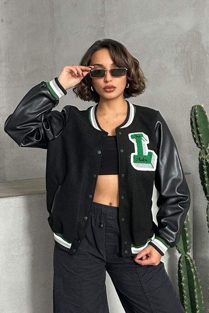 Topshow Black College Wholesale Coat