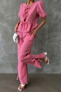 Topshow Fuchsia Pitikare Trousers #2