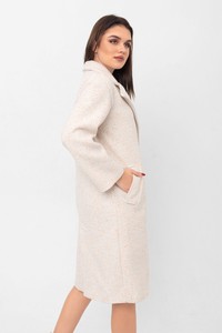 Topshow Cream Stamp Long Wholesale Coat #3