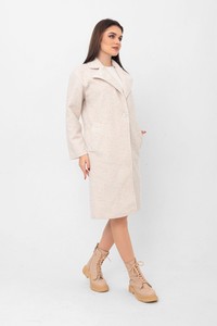 Topshow Cream Stamp Long Wholesale Coat #4