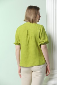 Peanut green collar blouse #5