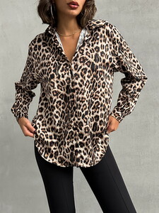 Topshow Leopard Leopard Patterned Wholesale Shirts #4