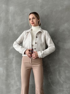 Topshow Cream Dugli Bowl Coat #3