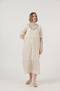 Topshow Stone Collar Wholesale Dress #2