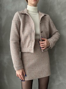 Topshow Light Brown Dugged Bowl Coat #4