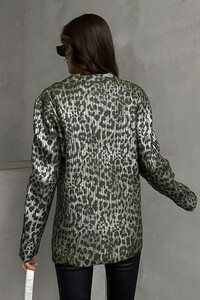 Topshow Leopard Wholesale Knit Cardigan #4