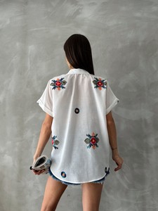 Topshow Pattern Embroidered Wholesale Shirts #5