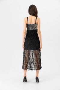 Topshow black fringed dress #5