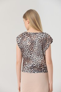 Topshow Small Leopard Collar Wholesale Blouse #5