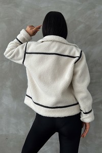 Topshow Zippered Plush Wholesale Coat #5