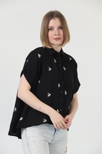 Black embroidery shirt #2