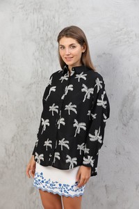 Topshow Black Embroidered Wholesale Shirts #2