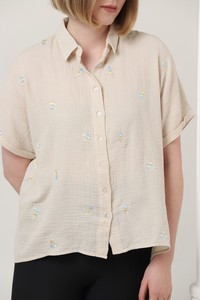 Stone embroidery shirt #4