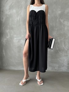 Topshow Black Strappy Full-Length Dress #4