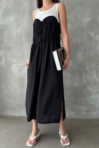 Topshow Black Strappy Full-Length Dress #1