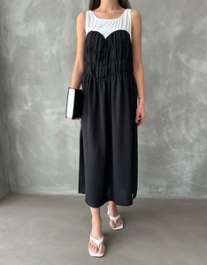 Topshow Black Strappy Full-Length Dress #2