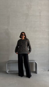 Topshow Leopard Knitwear Wholesale Sweater #3