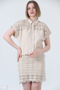 Topshow Stone Collar Lace Wholesale Shirt #3