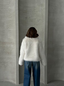 Topshow Light Stone Fur Wholesale Coat #5