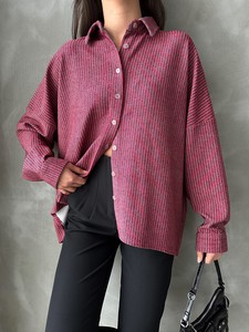 Topshow Red Oversize Wholesale Shirt #4