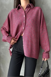 Topshow Red Oversize Wholesale Shirt #1