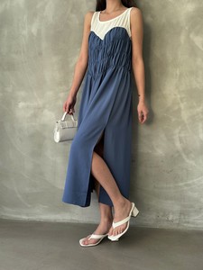 Topshow Indigo Strappy Full-Length Dress #3