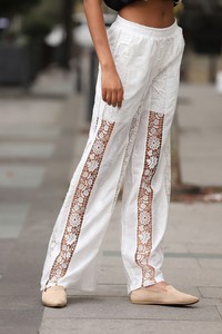 Topshow Cream Mesh Wholesale Trousers #2