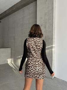 Topshow Stone Leopard Leopard Printed Cashmere Wholesale Vest #5