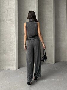 Topshow Khaki Knitwear Trousers #5