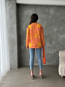 Topshow Orange Daisy Wholesale Cardigan #5