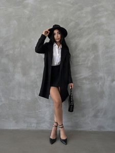 Topshow Black Nubuck Wholesale Coat #3