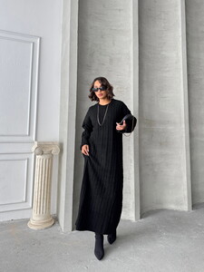 Topshow Black Wholesale Knitwear Dress #2