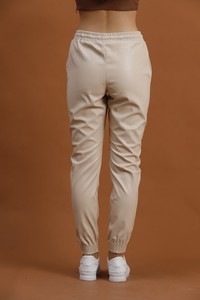 Topshow Stone Leather Trousers #5