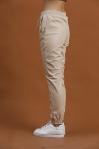 Topshow Stone Leather Trousers #4