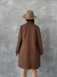 Topshow Tan Nubuck Wholesale Coat #5