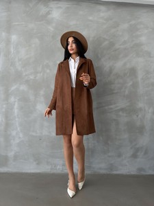 Topshow Tan Nubuck Wholesale Coat #2