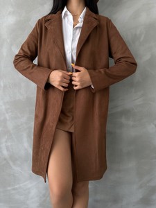 Topshow Tan Nubuck Wholesale Coat #4