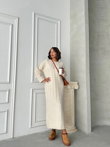 Topshow Bone Wholesale Knitwear Dress #3