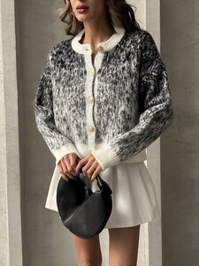 Topshow Bone Knitwear Wholesale Cardigan #4