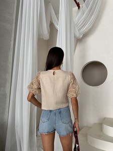 Topshow Stone Süneneli Wholesale Blouse #5