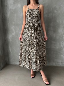 Topshow Leopard Strap Chest Gimped Wholesale Dress #4